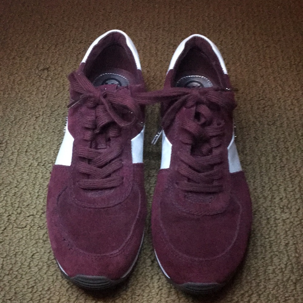 Maroon Michael Kors trainers